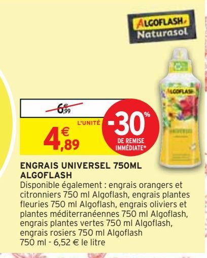 ENGRAIS UNIVERSEL 750ML ALGOFLASH