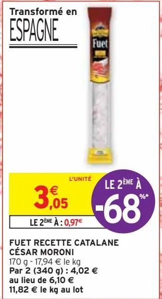 fuet recette catalane césar moroni