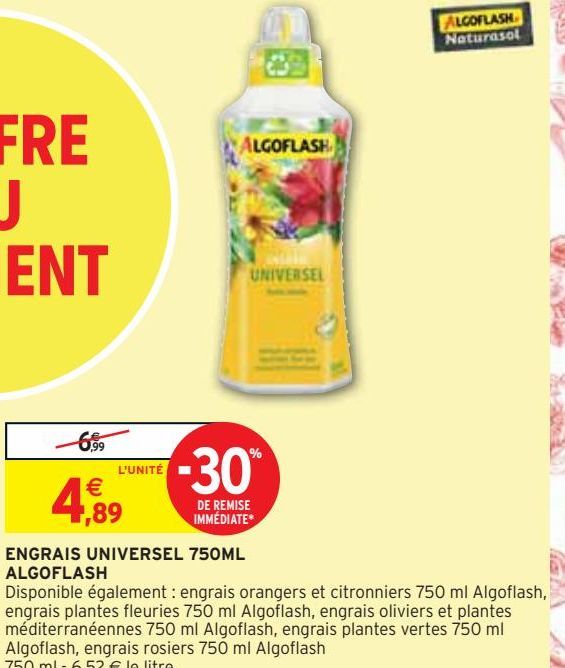 ENGRAIS UNIVERSEL 750ML  ALGOFLASH