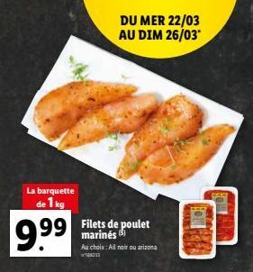 filets de poulet 