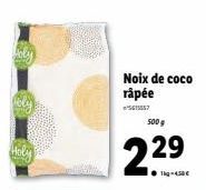 noix de coco râpée 