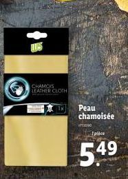 105  CHAMOIS LEATHER CLOTH  Peau chamoisée  1000  pièce  549 