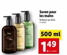 savon pour les mains 