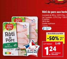 rôti de porc 