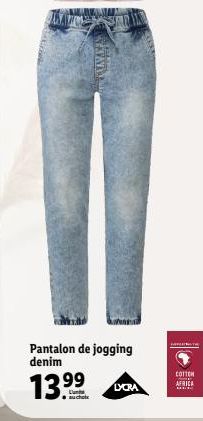 MATAVIM  Pantalon de jogging denim  13.⁹⁹  COTTON  AFRICA 