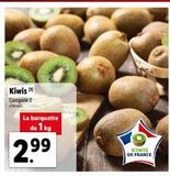 Kiwis 3M offre sur Lidl