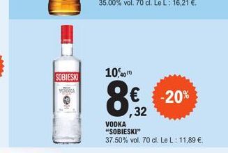 vodka Sobieski