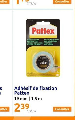fixation Pattex