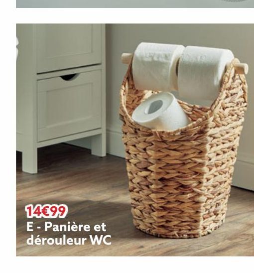 paniere et derouleur WC