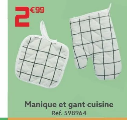 manique et gant cuisine