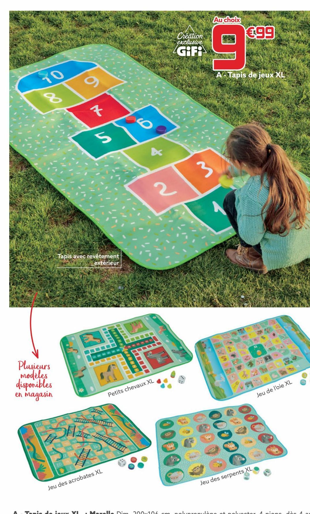 tapis de jeux XL