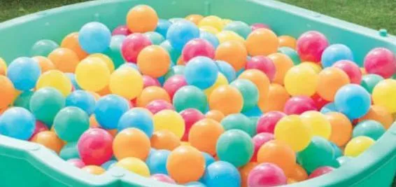 50 balles  multicolores