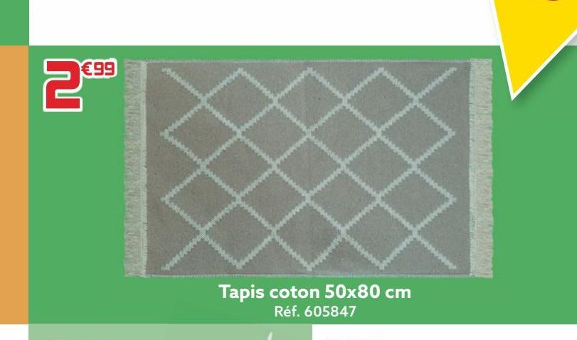 tapis coton 50x80 cm