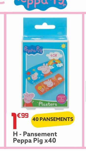 Panement Peppa Pig x40