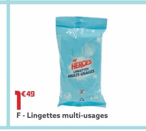 lingettes multi-usages
