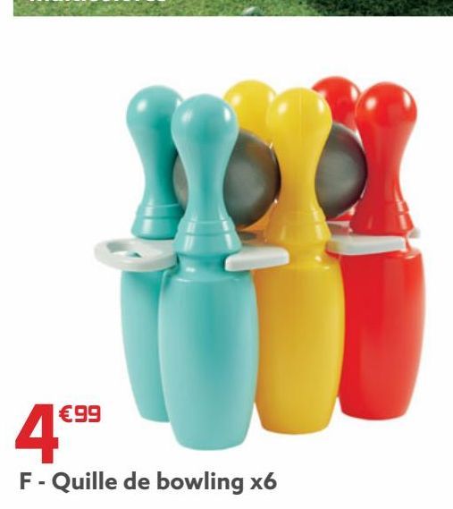 Quille de bowling x6