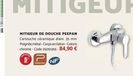 mitigeur de douche 