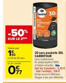 sacs carrefour