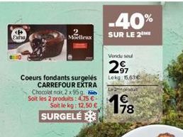 chocolat noir Carrefour