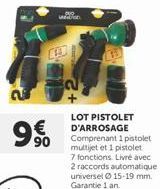 pistolet d'arrosage 