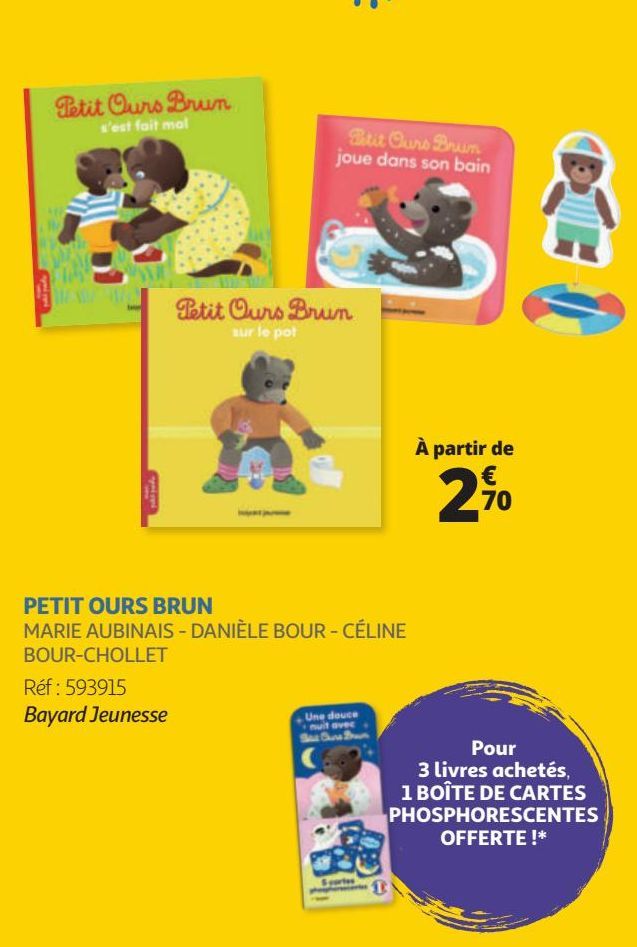 PETIT OURS BRUN MARIE AUBINAIS - DANIÈLE BOUR - CÉLINE BOUR-CHOLLET