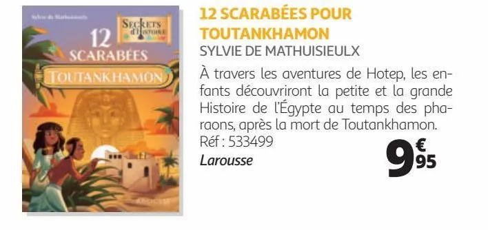 12 scarabées pour toutankhamon sylvie de mathuisieulx