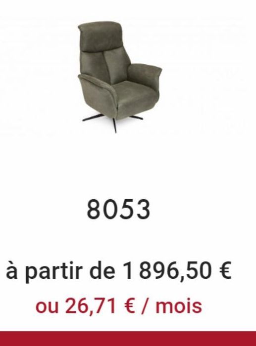 8053  à partir de 1896,50 €  ou 26,71 € / mois  