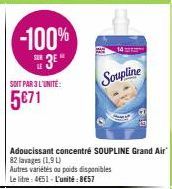 adoucissant Soupline