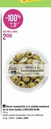 olives blini