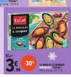 moules escal