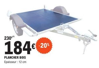 230  184€  PLANCHER BOIS Epaisseur: 12 cm  € -20% 