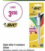 promos bic