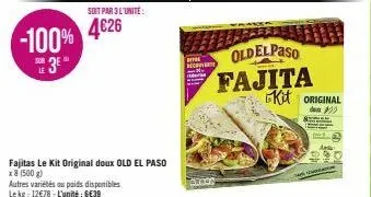 fajitas old el paso