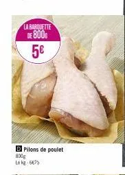 pilons de poulet 