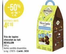 chocolat au lait Révillon