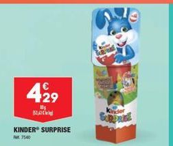 429  1  51,எமெப்றுர்  KINDER® SURPRISE  M7540  Kinder  SURPRISE 