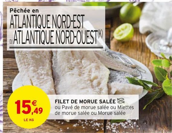 FILET DE MORUE SALEE