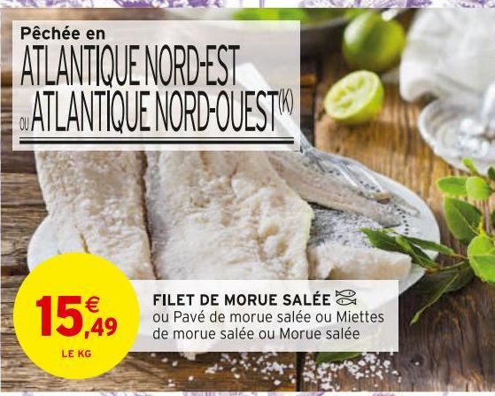 FILET DE MORUE SALEE