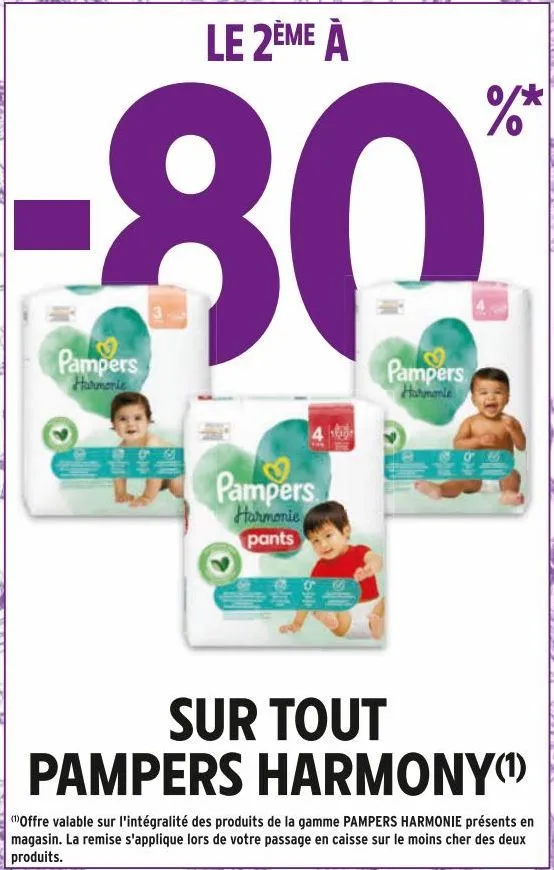 tout pampers harmony