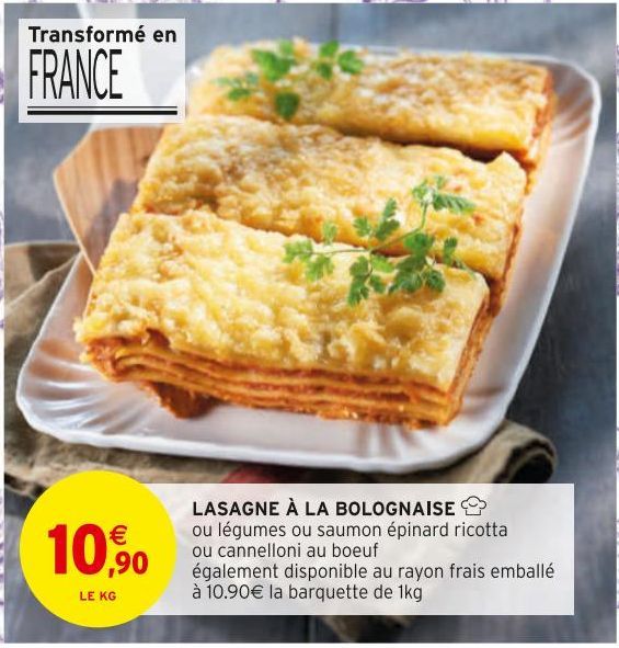 lasagne à la bolognaise