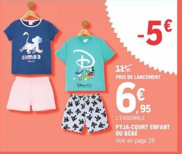 It  SIMBA  By 100  -5€  11% PRIX DE LANCEMENT  6€  ,95 