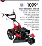 Débroussailleuse  offre sur Brico Pro