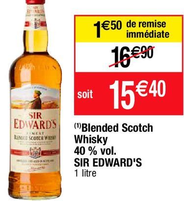 whisky Sir Edward's