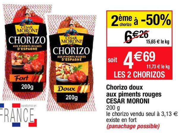 chorizo César moroni