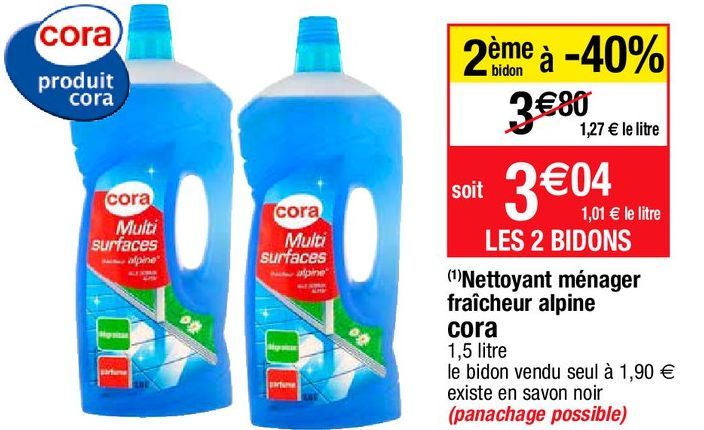 nettoyants Cora