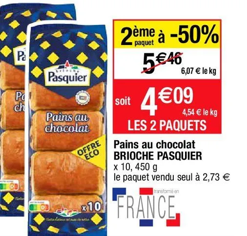 pains au chocolat pasquier