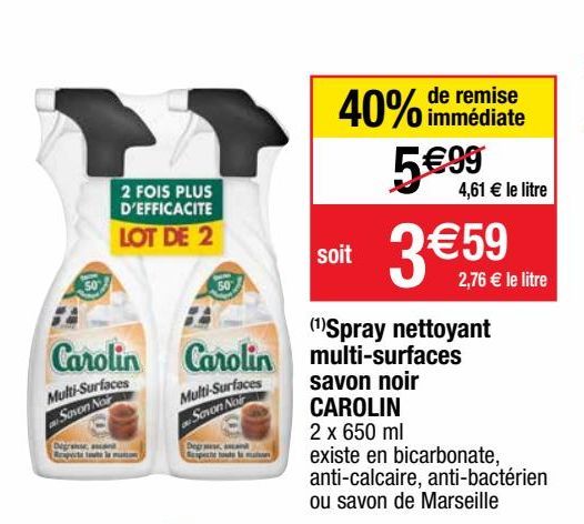 nettoyants Carolin