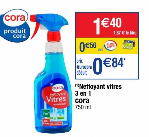 nettoyant vitre Cora