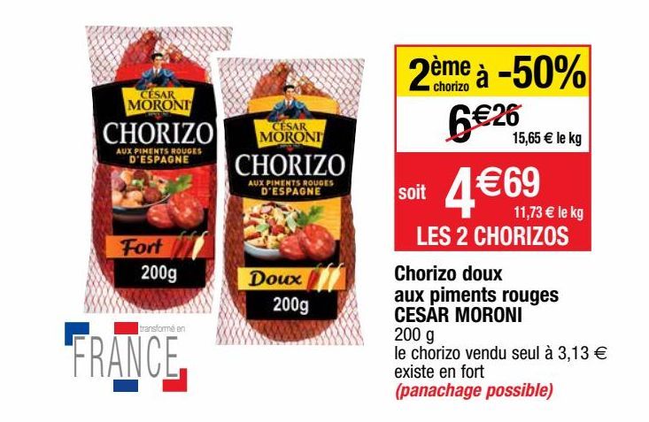 chorizo César moroni