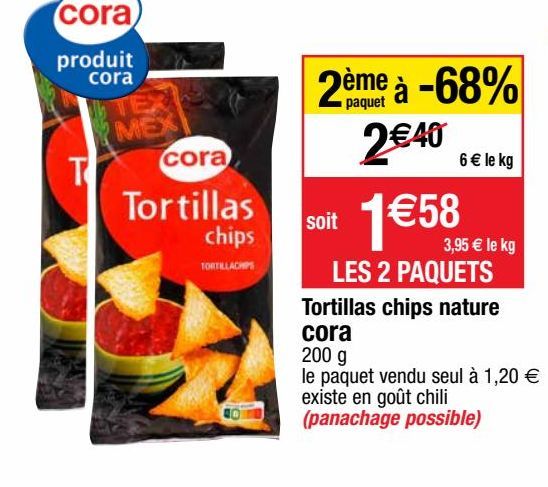 chips tortilla Cora